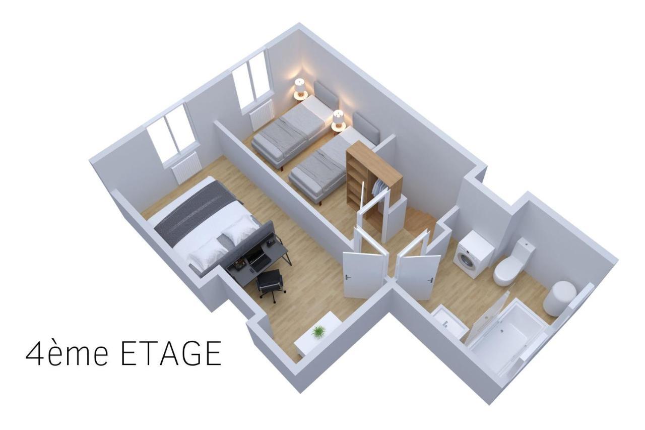 Le Double Pirou # 2 Appartements # Halte Auvergne تيير المظهر الخارجي الصورة
